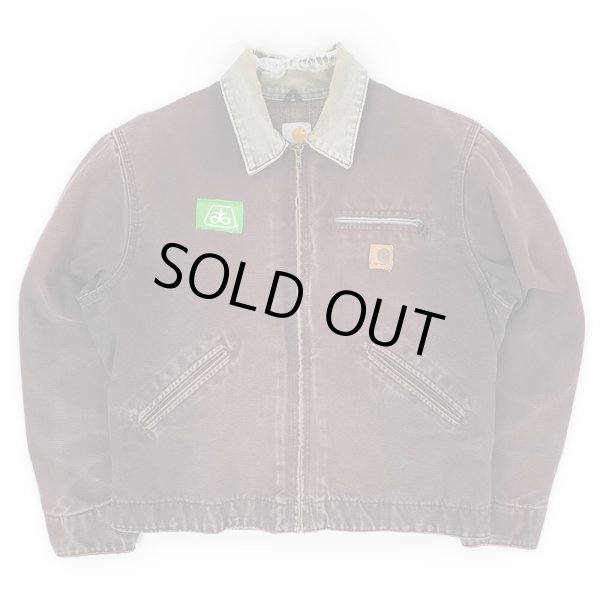 画像1: 00's Carhartt デトロイトジャケット "J97 DKB" (1)