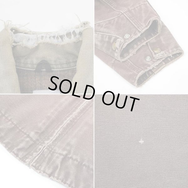 画像4: 00's Carhartt デトロイトジャケット "J97 DKB" (4)