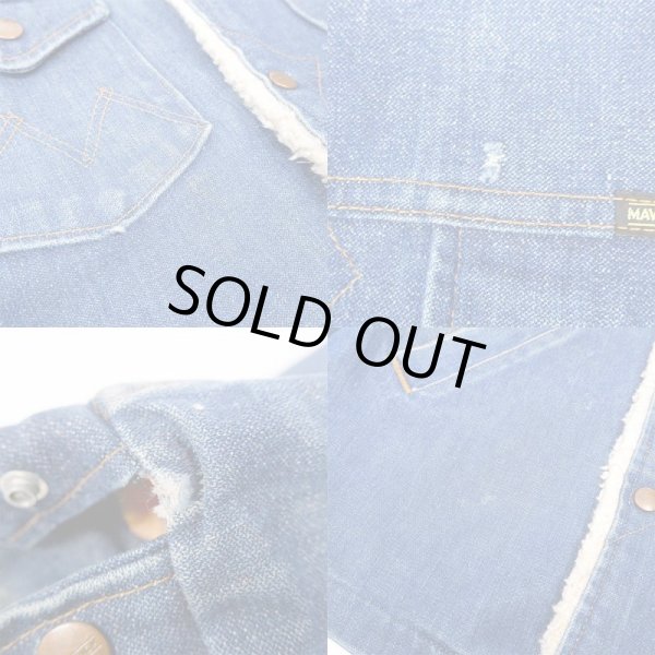 画像5: 70's MAVERICK デニムランチコート (5)