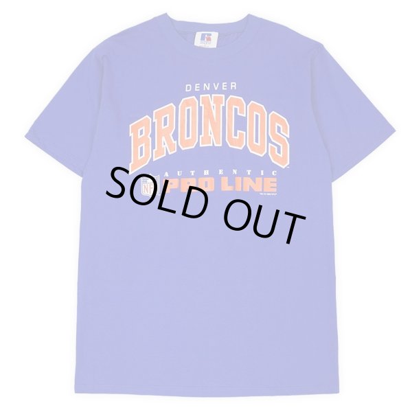 画像1: 90's DENVER BRONCOS ロゴTシャツ "Russell body / MADE IN USA / DEADSTOCK" (1)