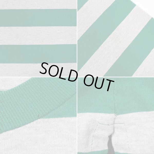 画像4: 90's LANDS' END L/S ボーダー柄 ポケットTシャツ "MADE IN USA" (4)