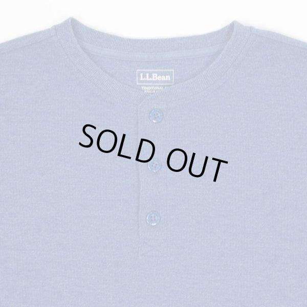 画像3: 00's L.L.Bean ヘンリーネック サーマルカットソー (3)