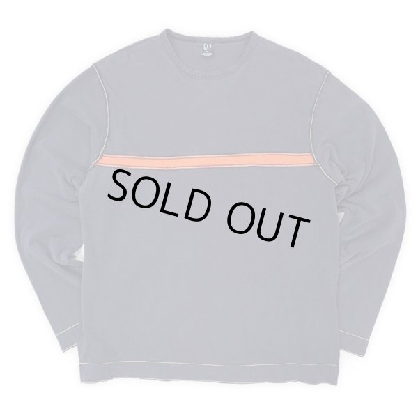 画像1: 00's OLD GAP インサイドアウト L/S カットソー "FADE NAVY" (1)