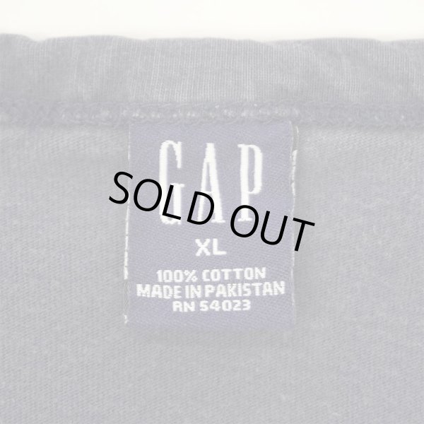 画像2: 00's OLD GAP インサイドアウト L/S カットソー "FADE NAVY" (2)