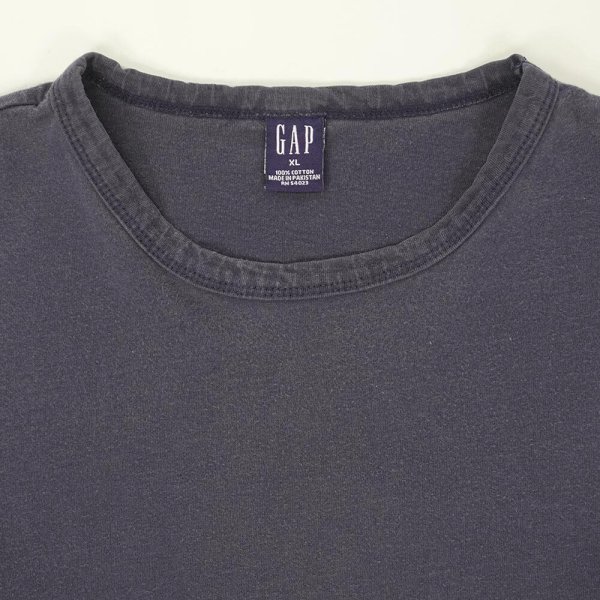 画像3: 00's OLD GAP インサイドアウト L/S カットソー "FADE NAVY" (3)