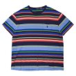 画像1: 00's Polo Ralph Lauren マルチボーダー ポケットTシャツ (1)