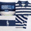 画像2: 90's Polo Ralph Lauren ボーダー柄 ポロシャツ (2)