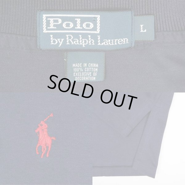画像2: 00's Polo Ralph Lauren ポロシャツ "NAVY" (2)