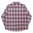 画像2: 90's Fieldmaster オンブレチェック柄 プリントネルシャツ "MADE IN USA / 3XL" (2)