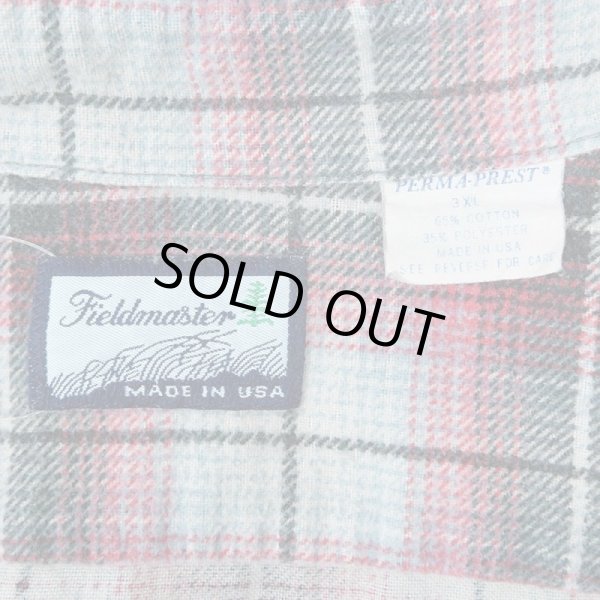 画像3: 90's Fieldmaster オンブレチェック柄 プリントネルシャツ "MADE IN USA / 3XL" (3)