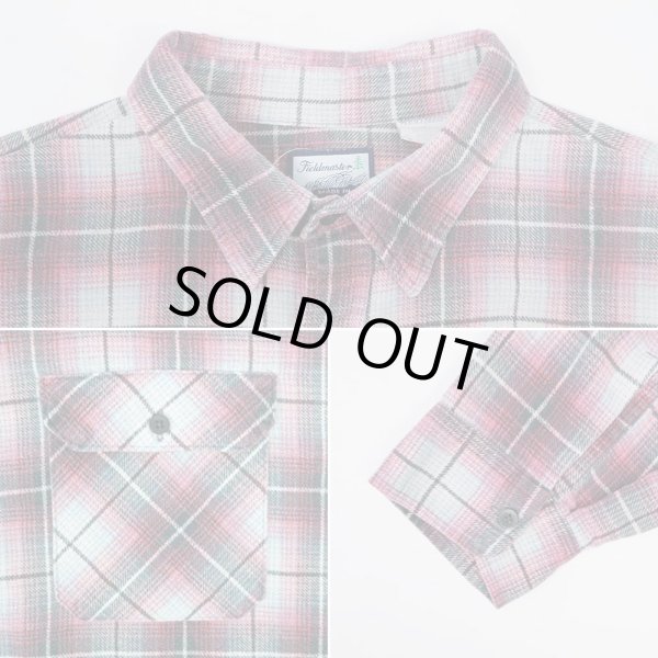 画像4: 90's Fieldmaster オンブレチェック柄 プリントネルシャツ "MADE IN USA / 3XL" (4)