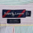 画像2: 90's Polo Ralph Lauren マルチストライプ柄 S/S ボタンダウンシャツ "BIG SHIRT" (2)