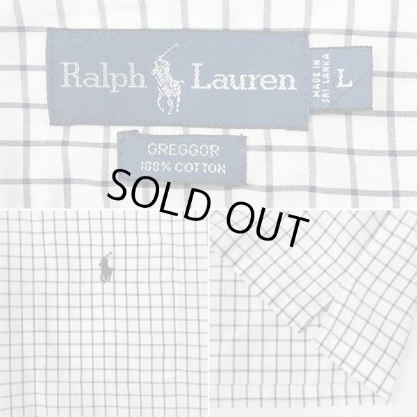 画像2: 90's Polo Ralph Lauren S/S 3点留め ボタンダウンシャツ "GREGGOR" (2)