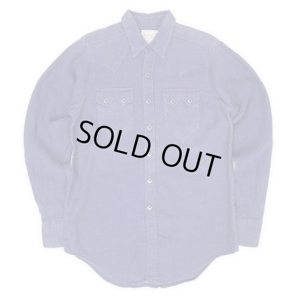 画像1: 80's ROCKMOUNT ヘンプ ウエスタンシャツ "MADE IN USA" (1)