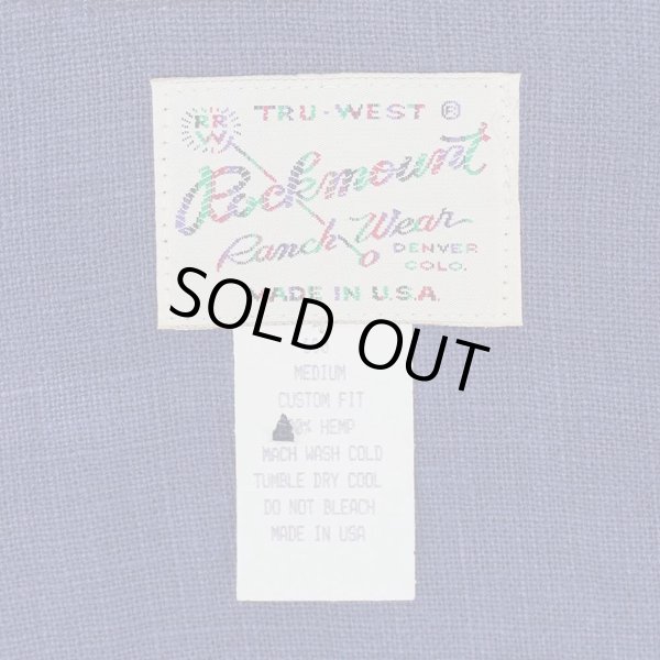 画像3: 80's ROCKMOUNT ヘンプ ウエスタンシャツ "MADE IN USA" (3)