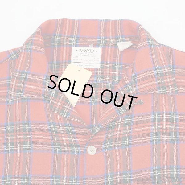 画像3: 60-70's ARROW オープンカラーシャツ "ROYAL STEWART" (3)