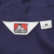画像2: 00's BEN DAVIS S/S ハーフジップ ワークシャツ "MADE IN USA / 企業ロゴ刺繍" (2)