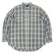画像1: 90's Polo Ralph Lauren オンブレチェック柄 コットンワークシャツ “WHITFIELD” (1)