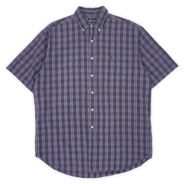 画像1: 90's Polo Ralph Lauren S/S ボタンダウンシャツ "BLAKE" (1)