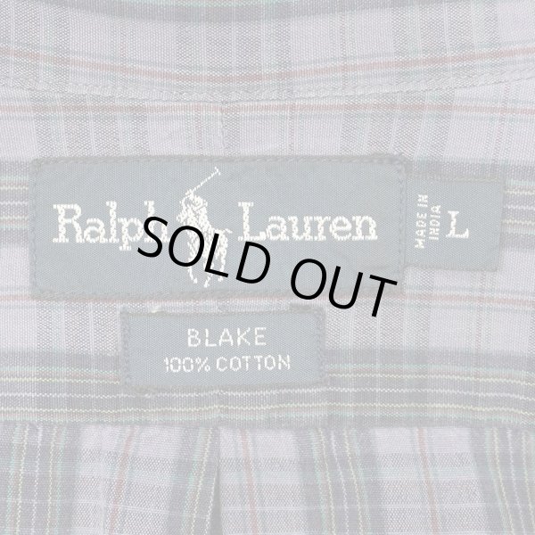 画像2: 90's Polo Ralph Lauren S/S ボタンダウンシャツ "BLAKE" (2)