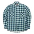 画像1: 90's AMERICAN EDITION プリントネルシャツ "MADE IN USA / Ombre Plaid" (1)