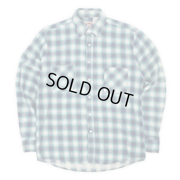 画像1: 90's AMERICAN EDITION プリントネルシャツ "MADE IN USA / Ombre Plaid" (1)