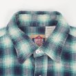 画像3: 90's AMERICAN EDITION プリントネルシャツ "MADE IN USA / Ombre Plaid" (3)