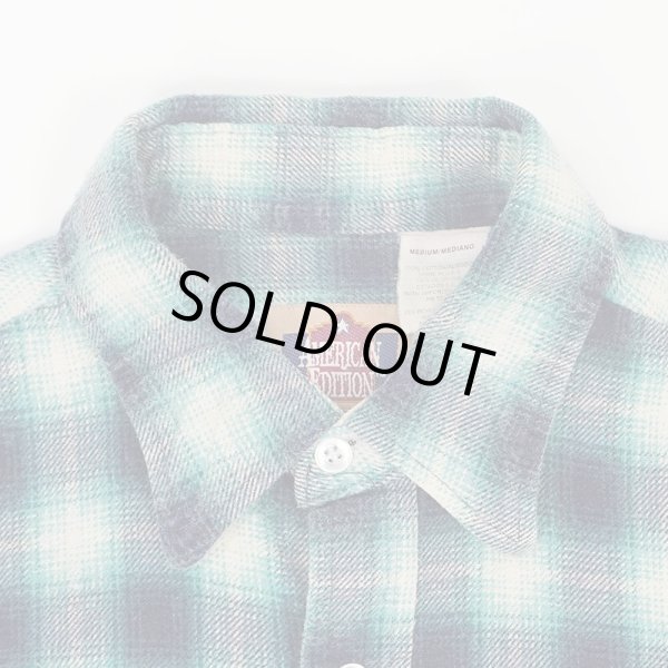 画像3: 90's AMERICAN EDITION プリントネルシャツ "MADE IN USA / Ombre Plaid" (3)