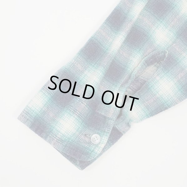 画像4: 90's AMERICAN EDITION プリントネルシャツ "MADE IN USA / Ombre Plaid" (4)