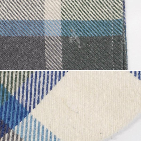 画像4: 00's ORVIS ヘビーネルシャツ "Gray Plaid" (4)