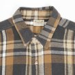 画像3: 90's FIVE BROTHER ヘビーネルシャツ "Brown Plaid" (3)
