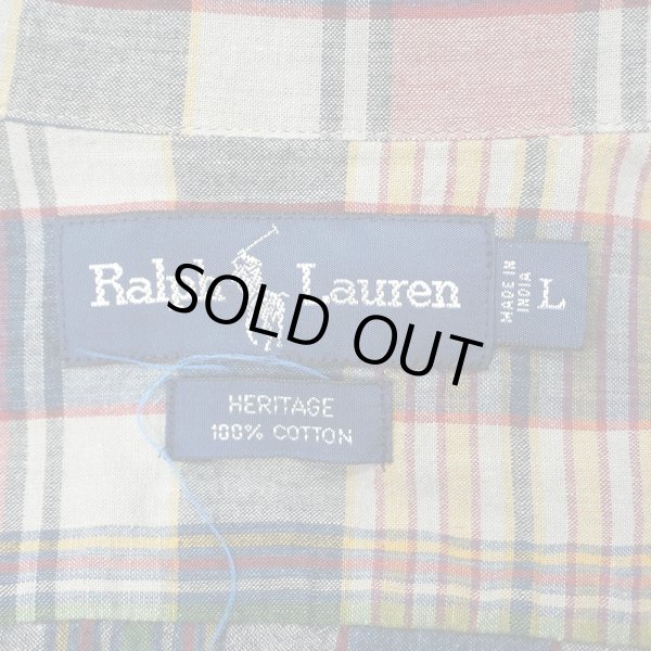 画像2: 90-00's Polo Ralph Lauren ボタンダウンシャツ "HERITAGE / 裾ポニー" (2)