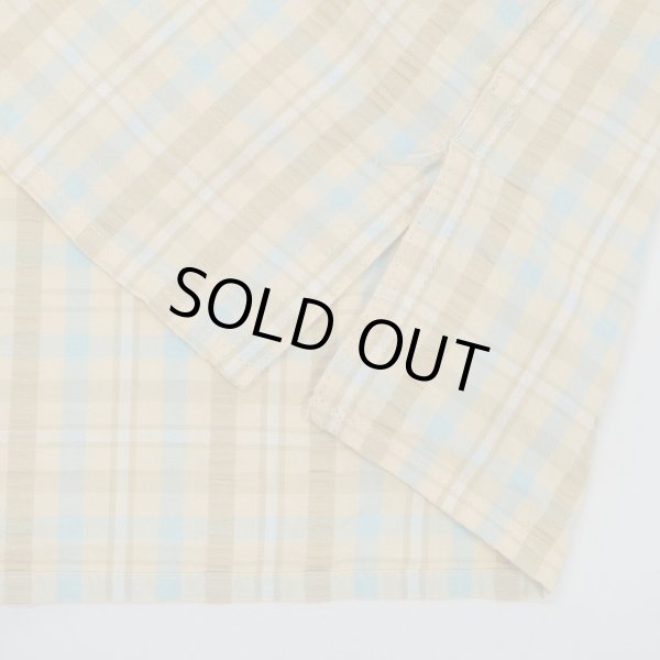 画像4: 00's L.L.Bean S/S シアサッカーシャツ "Beige Plaid" (4)