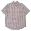 画像1: 00's Eddie Bauer S/S ボタンダウンシャツ "Ombre Plaid" (1)