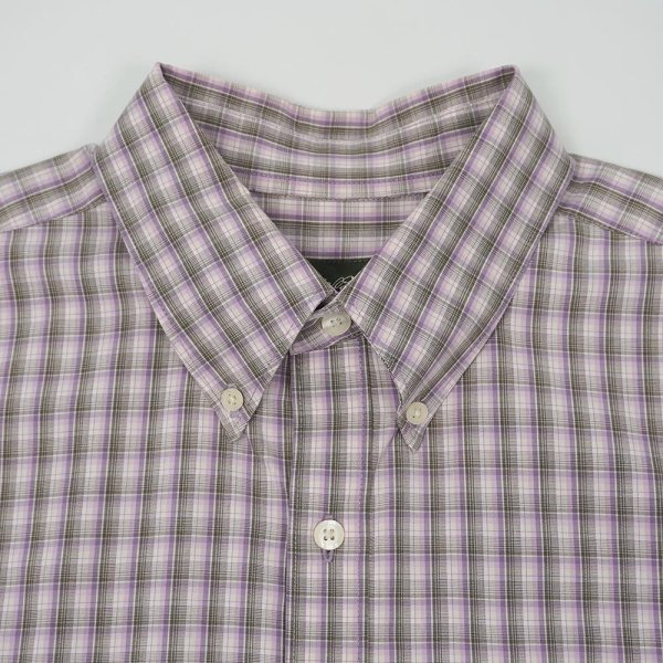 画像3: 00's Eddie Bauer S/S ボタンダウンシャツ "Ombre Plaid" (3)