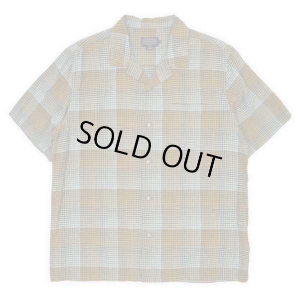 画像1: 00's Pendleton S/S オープンカラーシャツ "Rayon×Linen" (1)