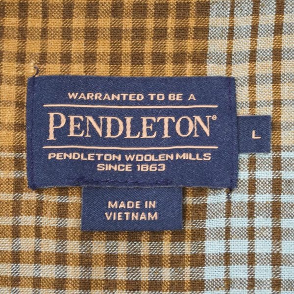 画像2: 00's Pendleton S/S オープンカラーシャツ "Rayon×Linen" (2)
