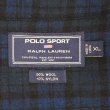 画像2: 90's POLO SPORT ウールウエスタンシャツ "Blue×Black Plaid" (2)