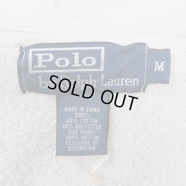 画像2: 90's Polo Ralph Lauren リバースウィーブタイプ 後付けパーカー (2)