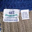 画像3: 90's VAN HEUSEN パッチワーク コットンニット "HAND KNIT" (3)