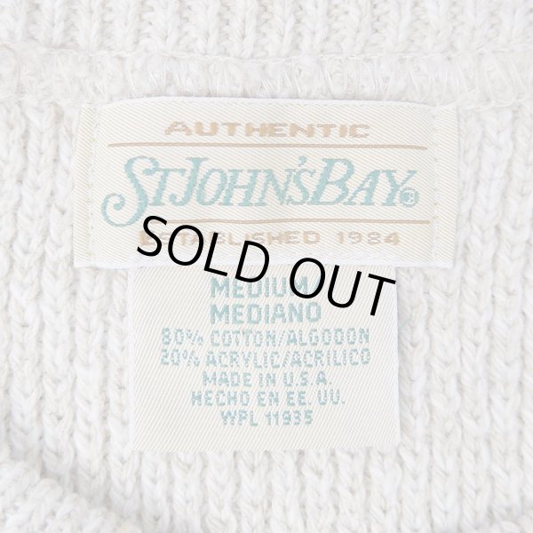 画像3: 90's ST JOHN'S BAY コットンニット "MADE IN USA" (3)