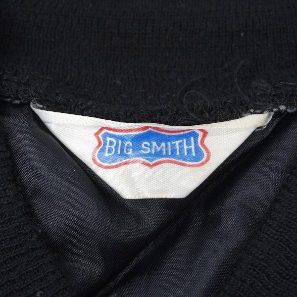 画像2: 80's BIG SMITH キルティング ワークベスト "MADE IN USA / BLACK" (2)