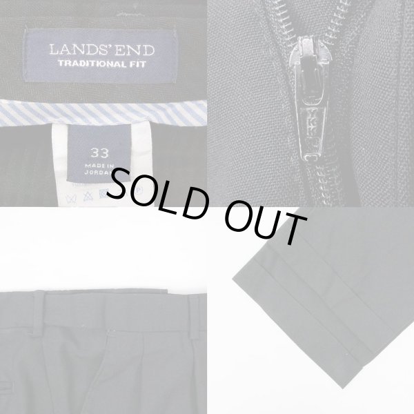画像3: 00's LANDS' END 2タック サマーウールトラウザー (3)