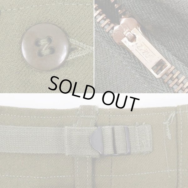 画像4: 50's US.ARMY M-1951 フィールドウールトラウザー “DEADSTOCK” (4)