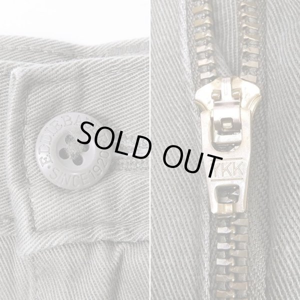 画像4: 90's Eddie Bauer 2タック チノトラウザー “OLIVE / W32 L30” (4)