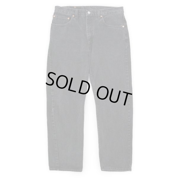 画像1: Early 00's Levi's 505 ブラックデニムパンツ “MADE IN USA / 実寸W32 L28” (1)