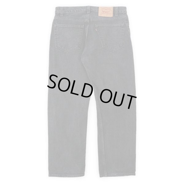 画像2: Early 00's Levi's 505 ブラックデニムパンツ “MADE IN USA / 実寸W32 L28” (2)