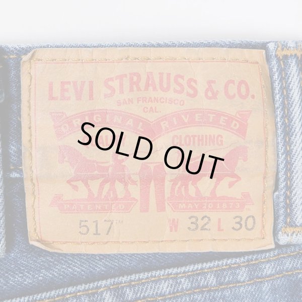画像3: 00's Levi's 517 ブーツカット デニムパンツ "W32 L30" (3)