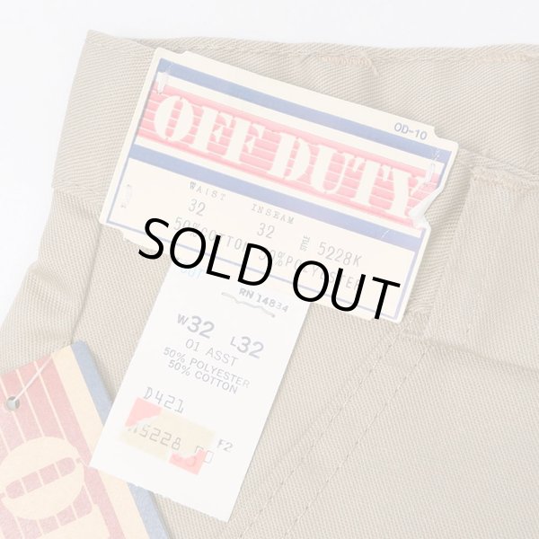 画像4: 80's OFF DUTY ベイカーパンツ “W32 L32 / DEADSTOCK” (4)