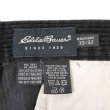 画像3: 00's Eddie Bauer 2タック 太畝コーデュロイトラウザー "BLACK" (3)